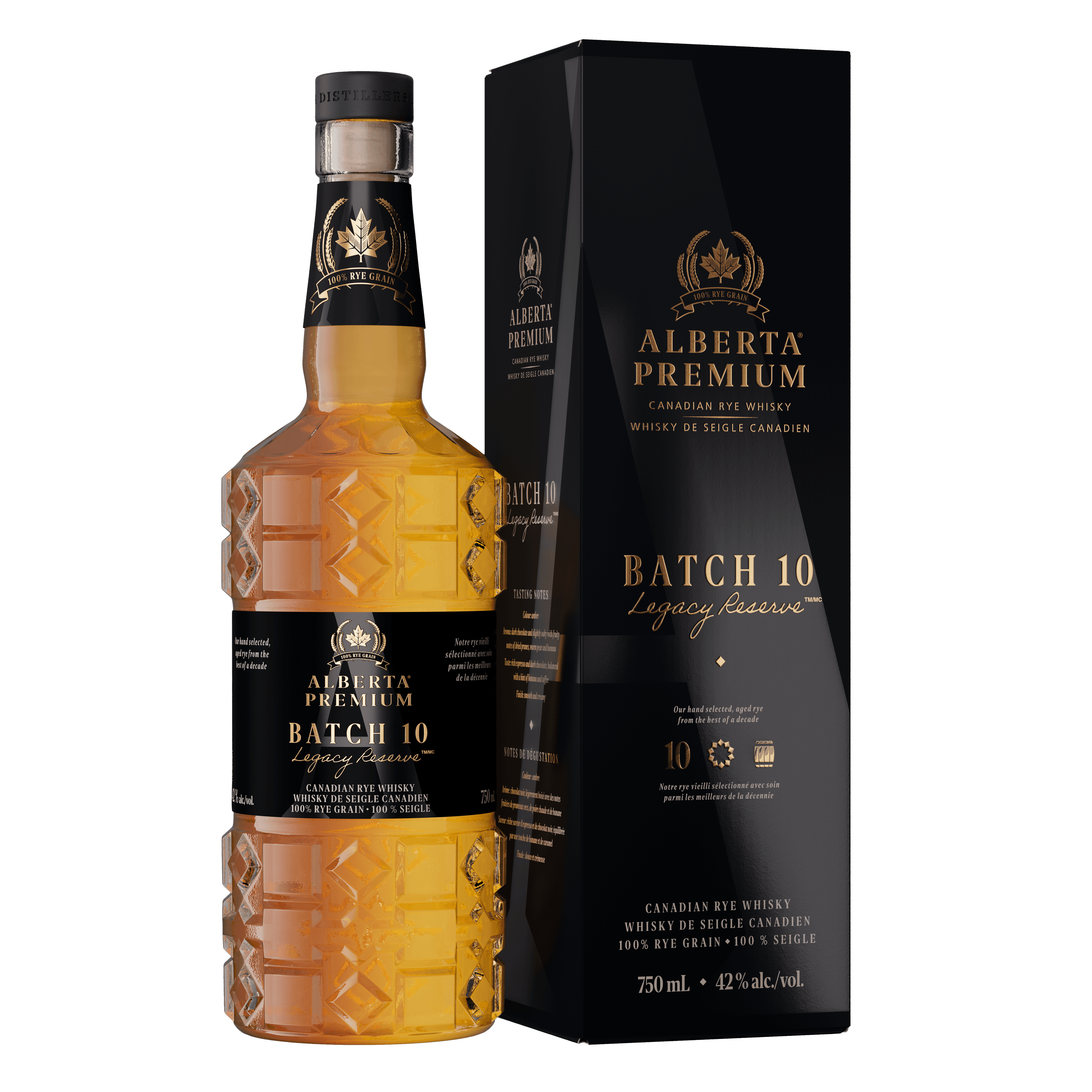 Alberta Distillers lance le whisky de seigle limité Batch 10 Legacy Reserve suite à des récompenses prestigieuses