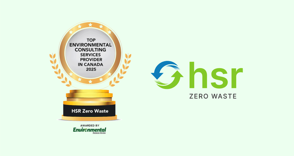 HSR Zero Waste désigné meilleur fournisseur de services de conseil en environnement au Canada 2025
